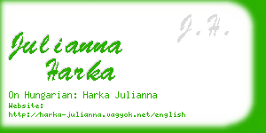 julianna harka business card